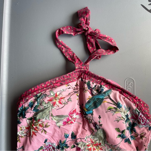 johnny was malakye halter one piece in pink floral - Picture 4 of 7